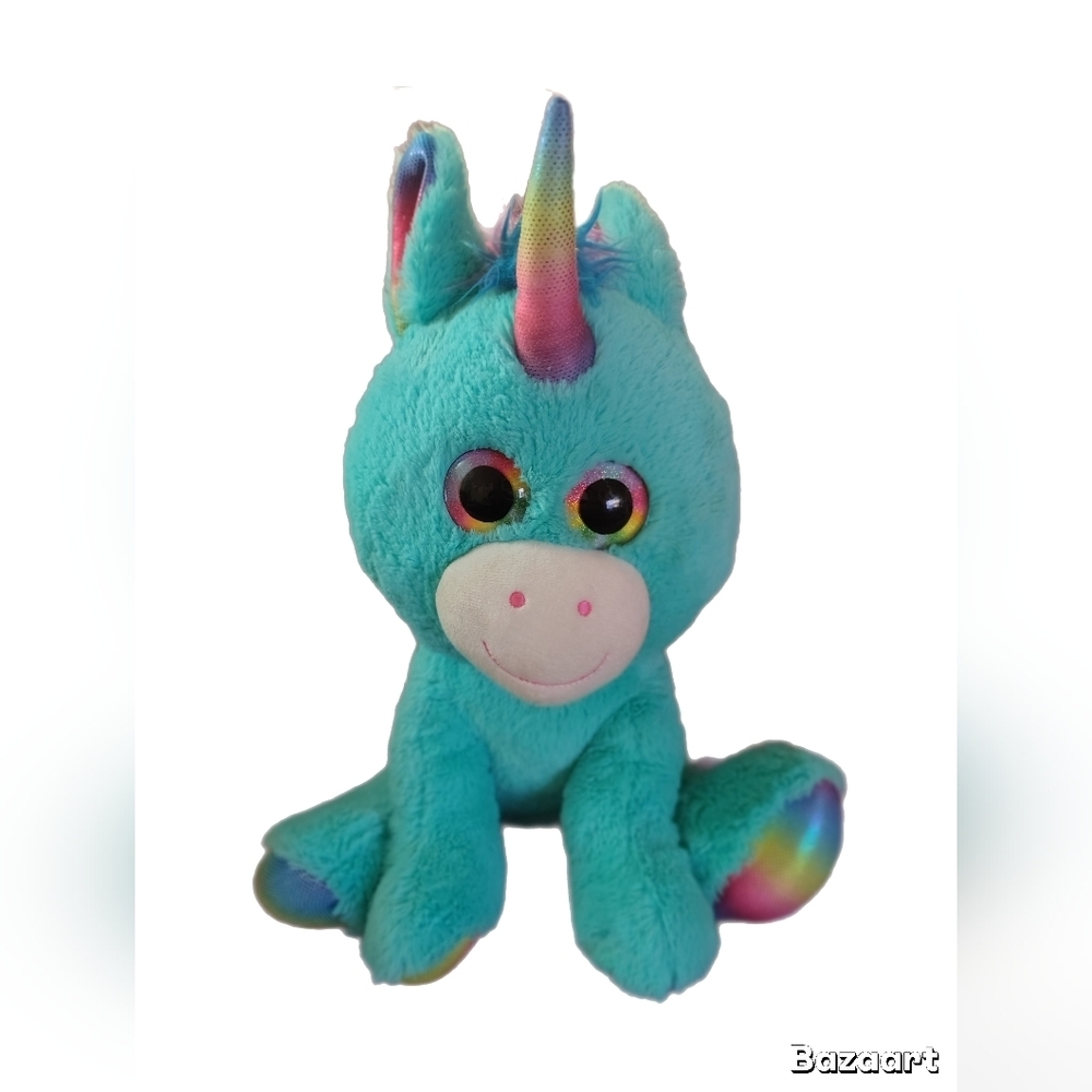 Spark Create Imagine Big Sparkly Eye Plush Unicorn.